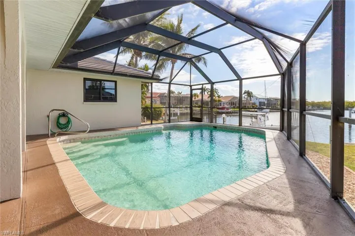 Pool and canal view