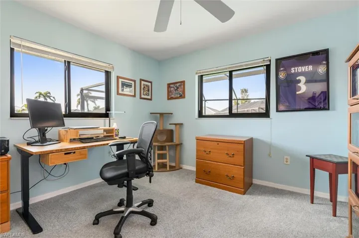 Third bedroom is currently used as an office - has a walk in closet