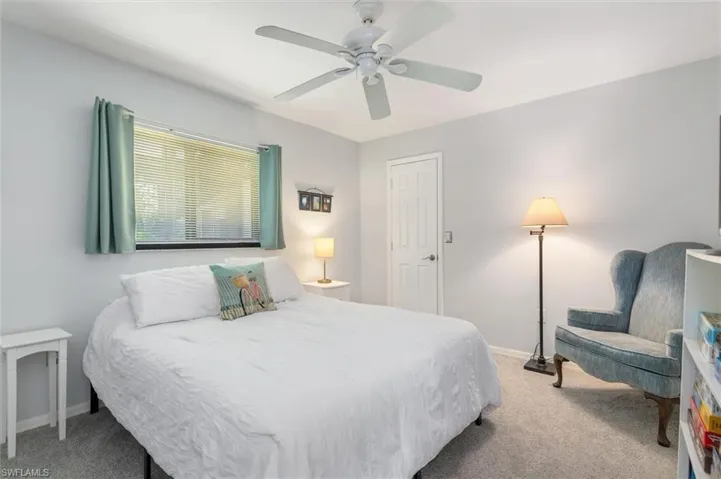 Second bedroom has a walk in closet
