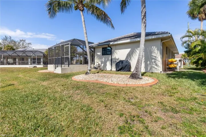 Rear of home