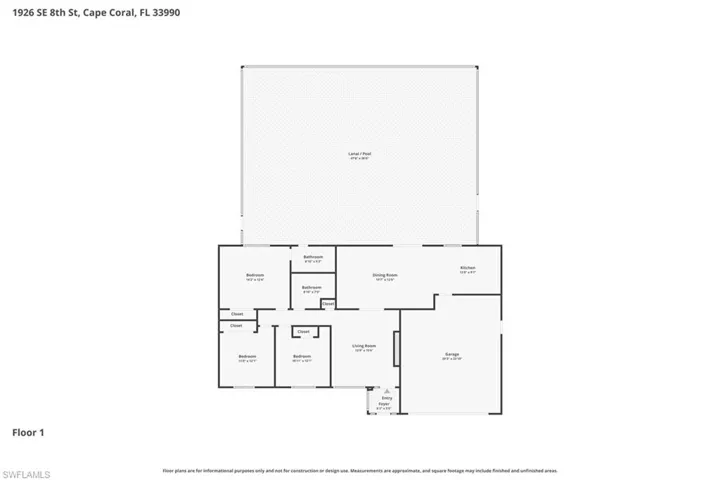 1926 SE 8th  ST, Cape Coral, FL 33990