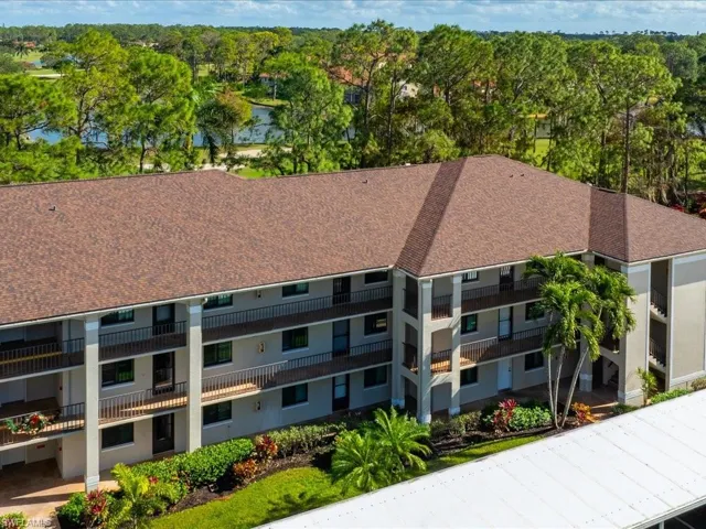 Aerial View of Front of Building