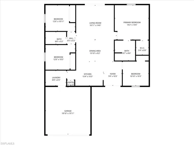 View of room layout