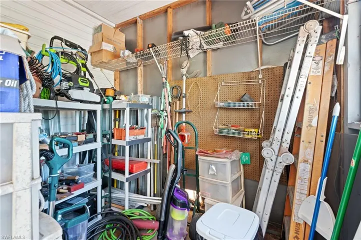 View of storage area