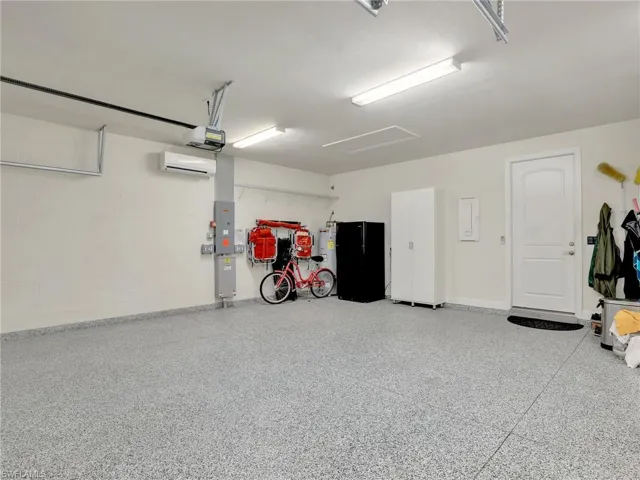 Extended 3-Car Garage with AC and Epoxy Flooring