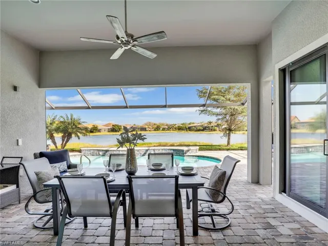 Covered Lanai with Lake View