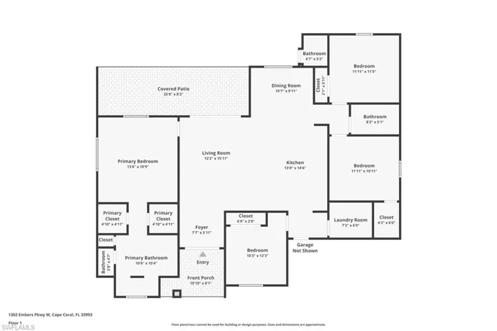 1302  Embers W PKWY, Cape Coral, FL 33993