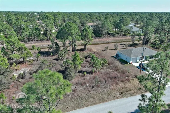 Aerial view of property's location