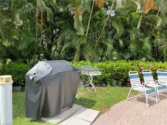 Community Pool Barbeque Area