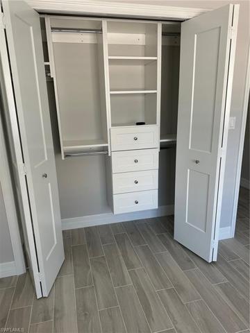 All closets have built-ins
