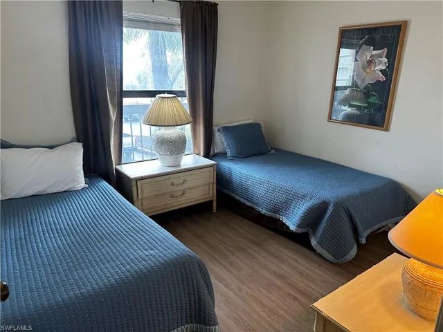 Bedroom featuring hardwood / wood-style flooring