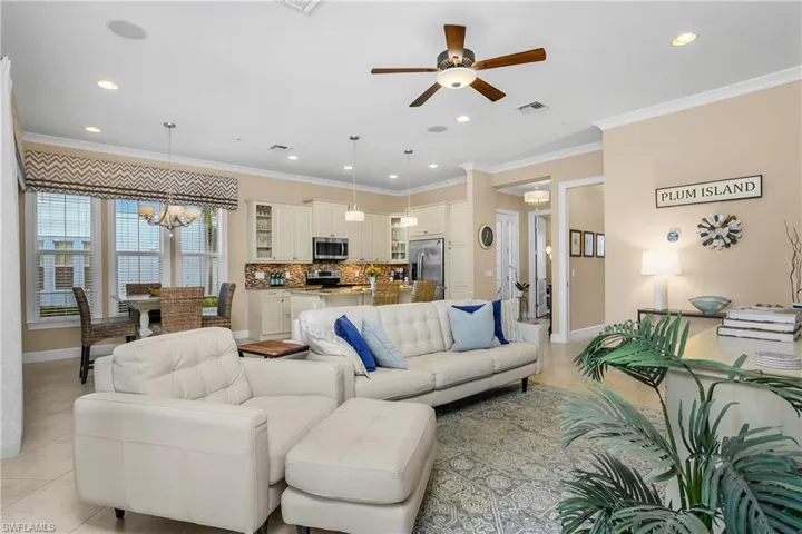 Open plan maximizes the Living space.