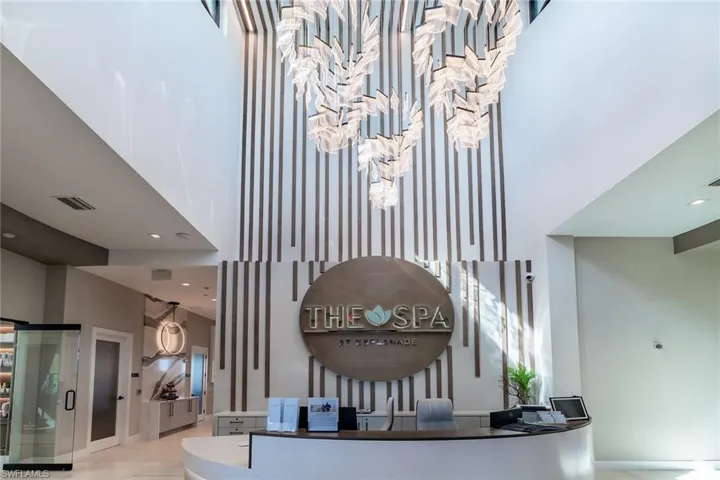 Reception area with visible vents