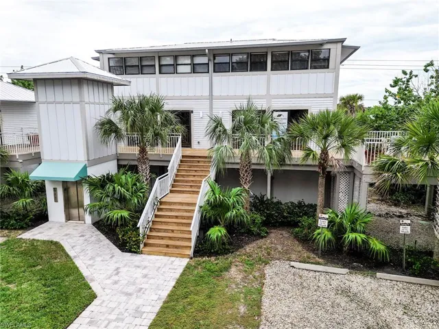 View of front of house with stairway