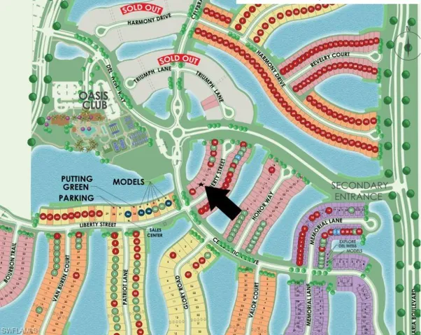 Site map: Lot 2634 - Water view!