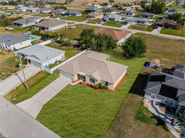 Aerial view featuring a residential view