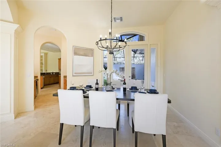 Wet Bar with close access to the Dining Room and Kitchen
