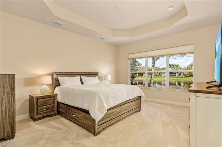 Primary 1st Floor Bedroom- Lake Views