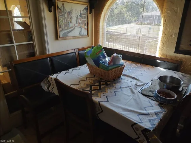 View of dining area