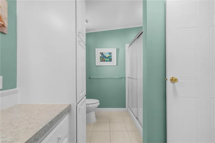 Shower in master bath.