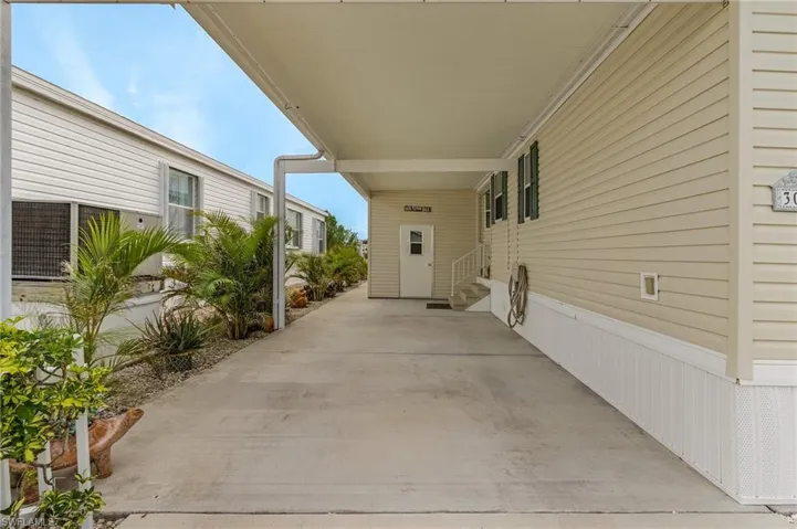 Plenty of room for vehicles and golf carts.