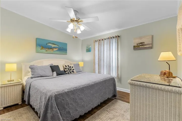Guest Bedroom large enough for a king-sized bed.
