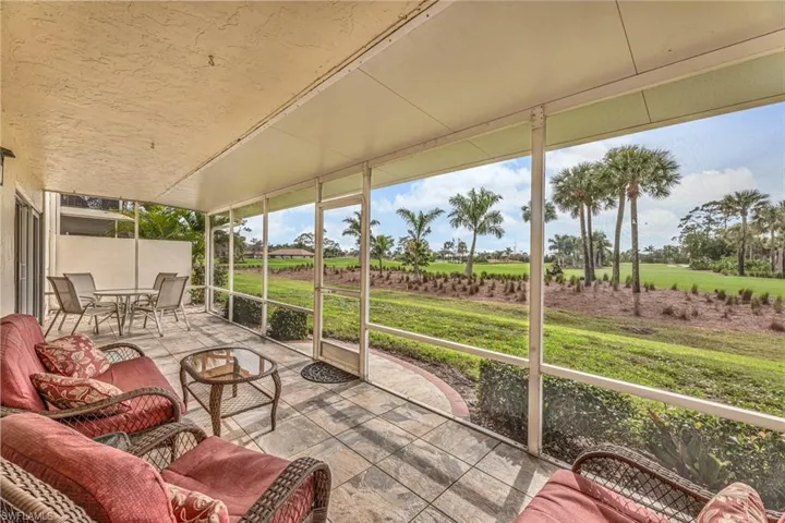 Large tiled lanai