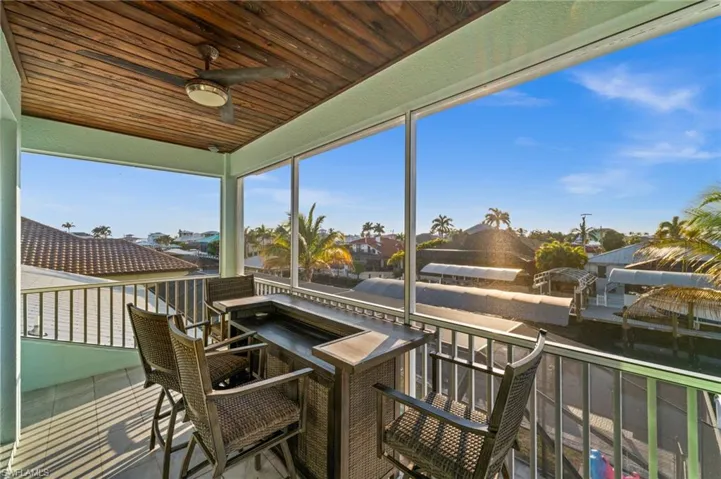 2nd Level - Sunset Screened In Balcony