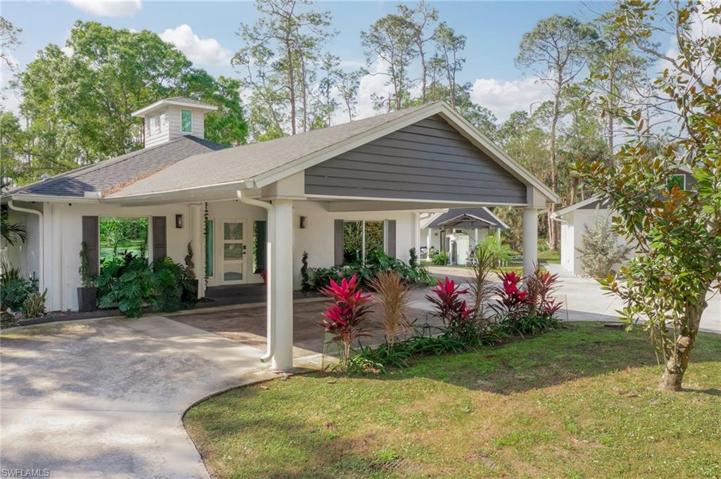 Main property carport area