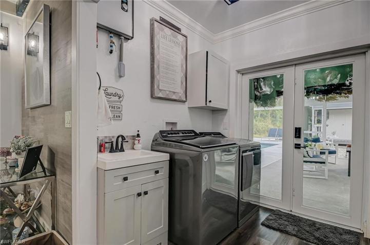 Laundry area