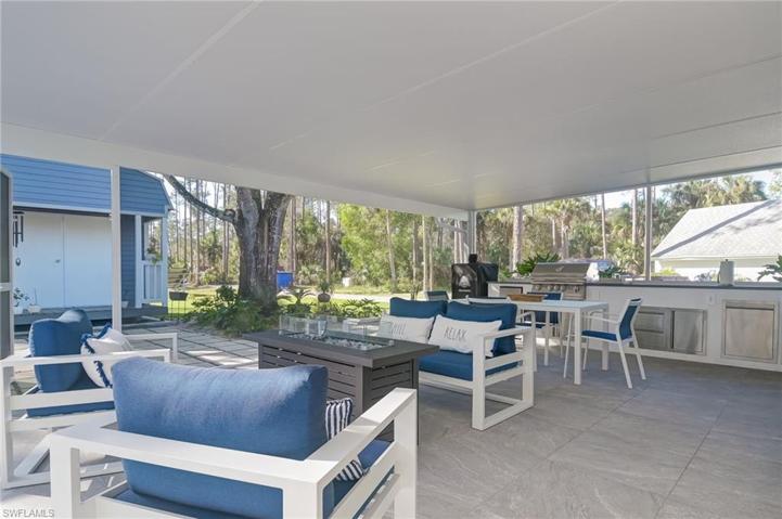 Outside living area