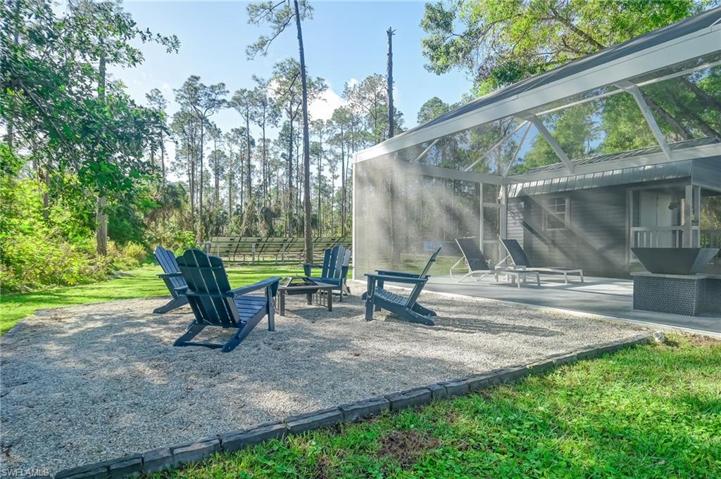 Fire pit area