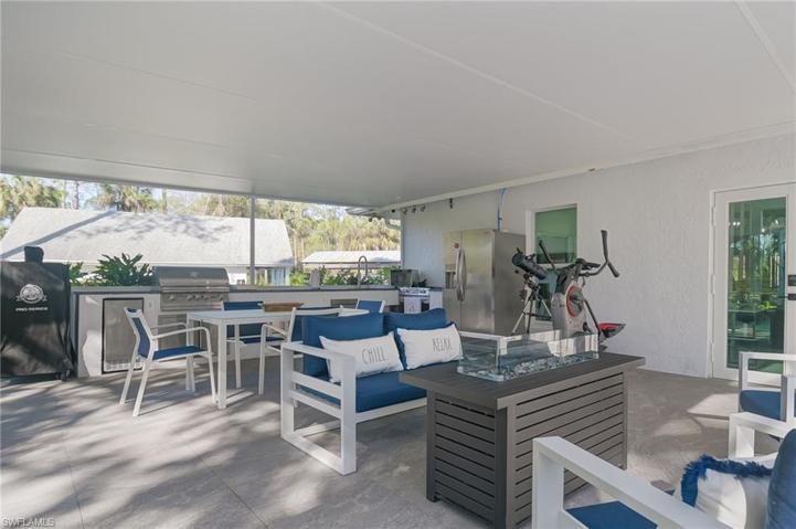 Outside kitchen