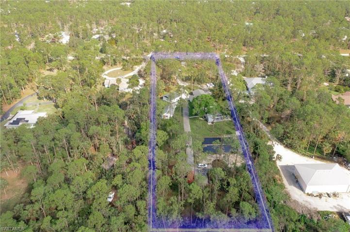 Aerial of lot