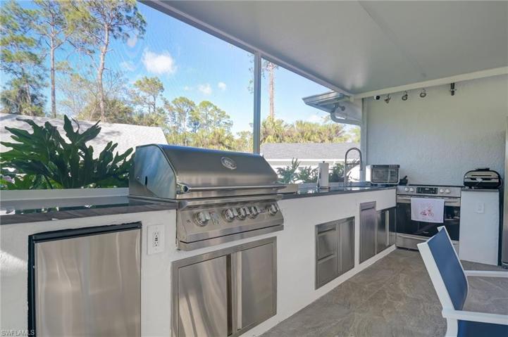 Outside kitchen