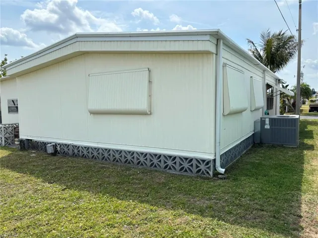 Awnings all around provide weather protection.