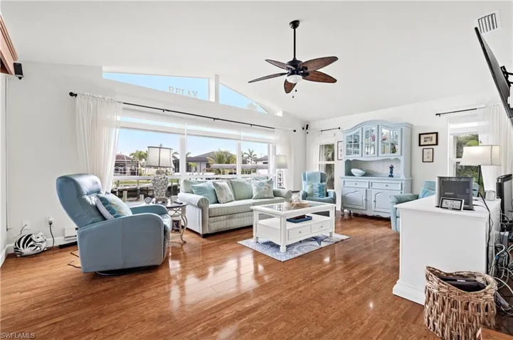 Large family room with lots of extra light