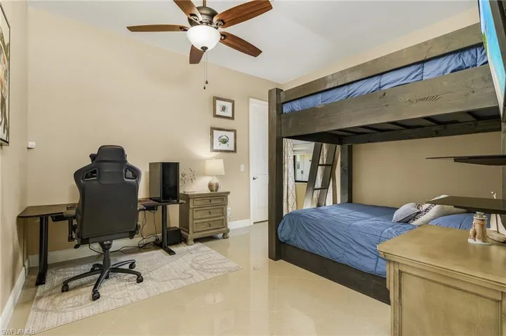 Bedroom 2 with built in closet system