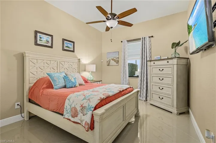 Bedroom 3 with built in closet system
