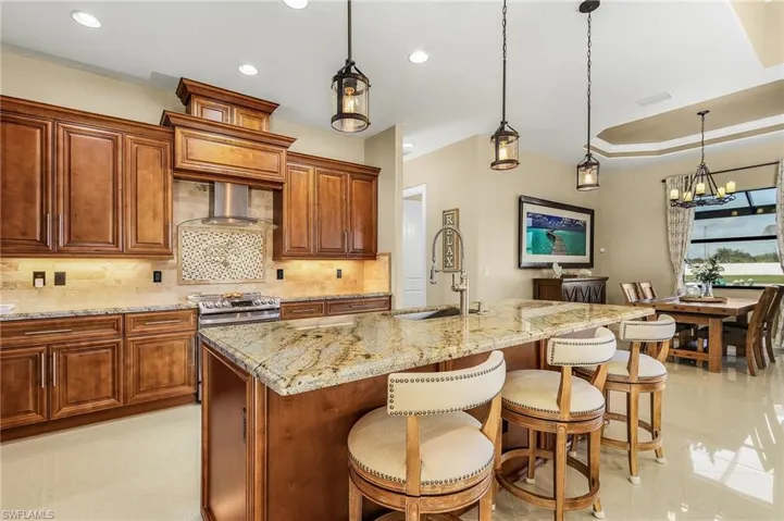 Complete granite kitchen