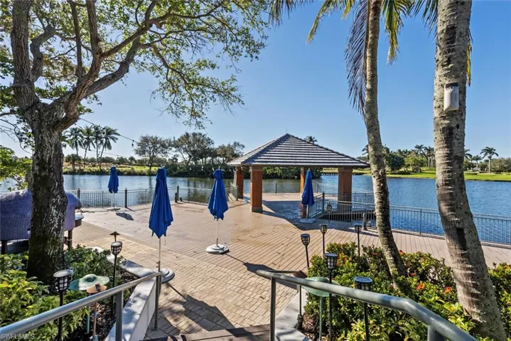 The deck at the club