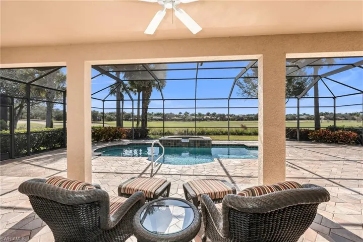 Lanai with Long Southern Golf and Lake View