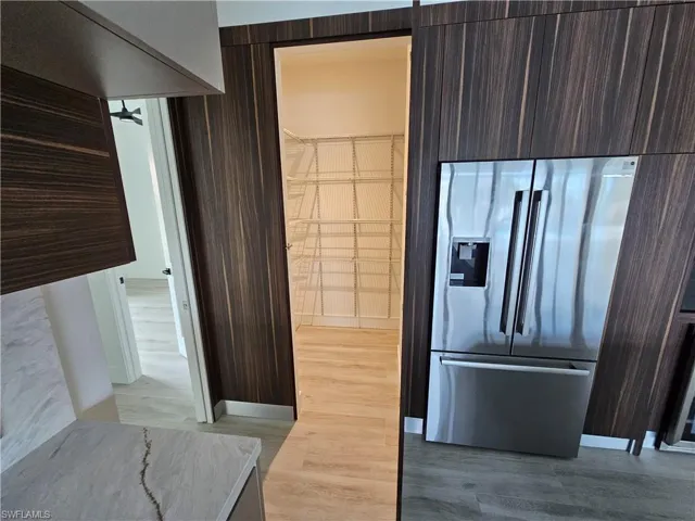 Walk-in hidden pantry