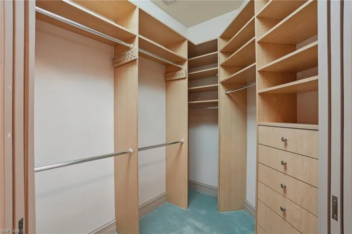 Spacious closet