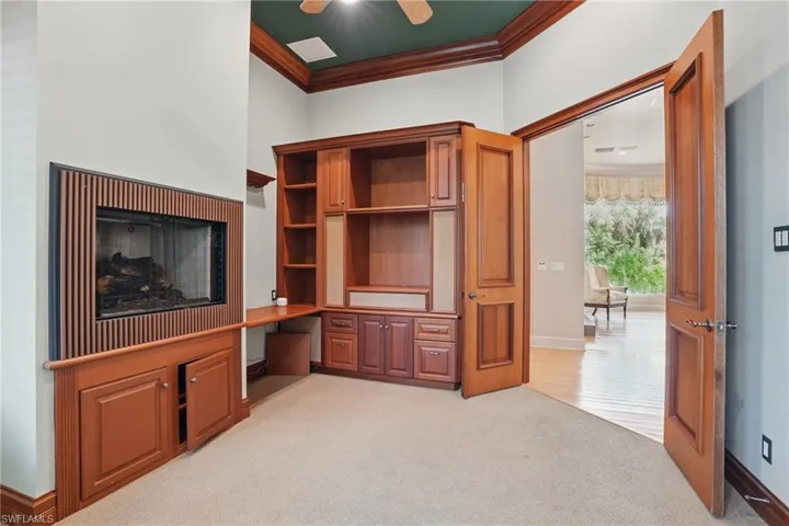 Den/ Office with built in's.