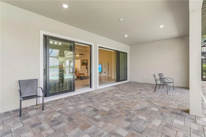 View of patio