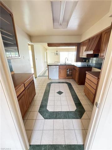 Looking into kitchen