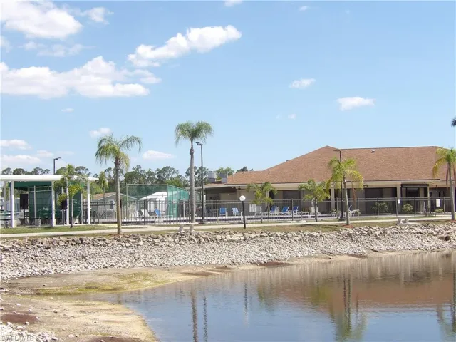 Clubhouse/Pool/Tennis courts across Lake