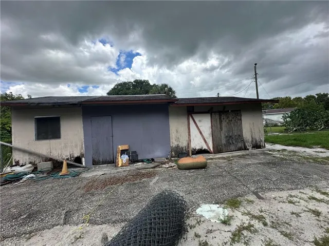 View of back of house