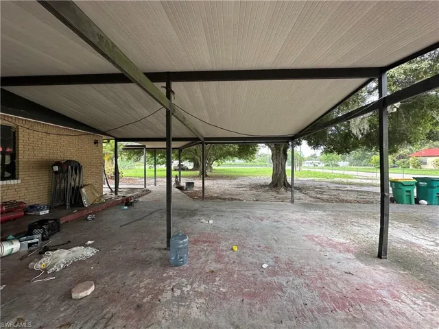 View of patio